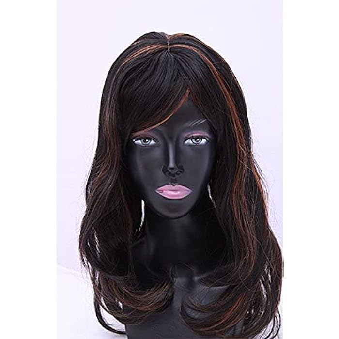 DILLARDS Ladystar Joyce P1B-30 Synthetic Mixture Color Curly Full-Up Wig - Image 5
